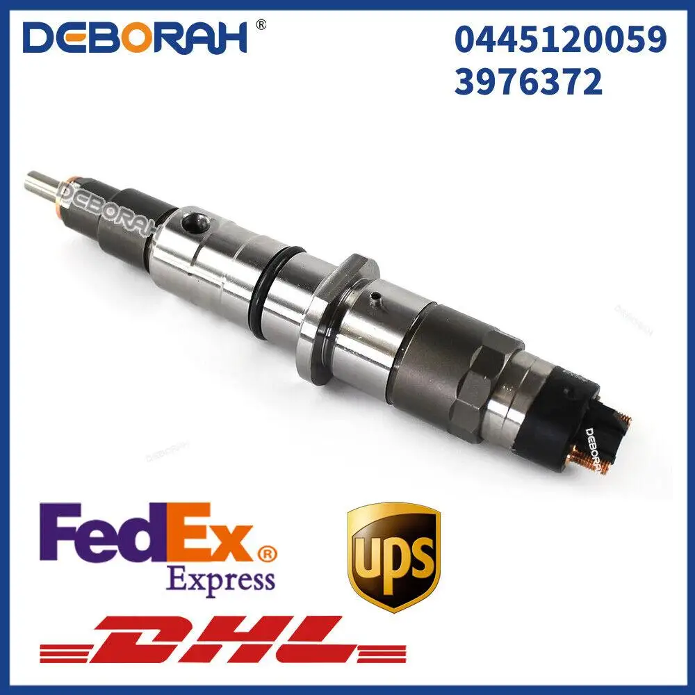 Diesel Fuel injector 0445120059 3976372 Injector Nozzle For Komatsu PC200-8 Cummins QSB6.7 5263314NX