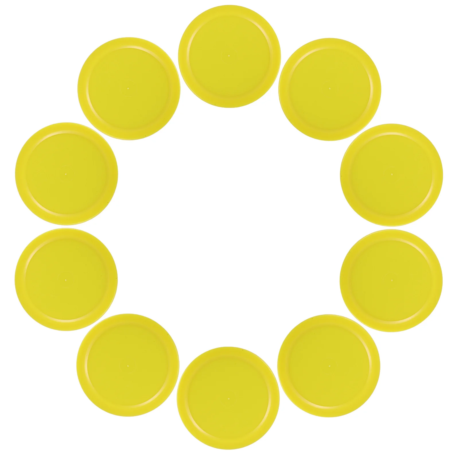 10 قطع من كرات الهوكي الجليدي، هيكل بلاستيكي متين، سطح أملس، خفيف الوزن، مثالي لطاولات نمط اللعبة، قضبان، غرف البلياردو #3