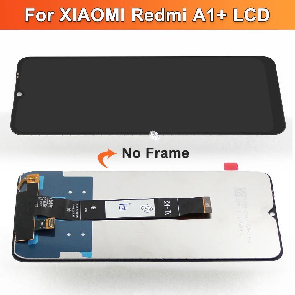 For Xiaomi Redmi A1 Plus Lcd Display Touch Screen Digitizer Assembly For Redmi A1 Display A1+ 220733SFG Screen With Frame Replac