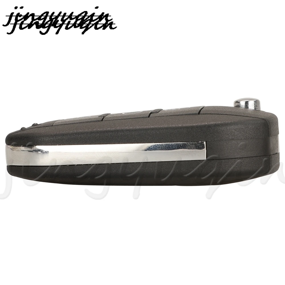 Jingyuqin 3 botones Flip funda para llave de coche para Peugeot 208 2008 301 308 508 5008 RCZ Expert Citroen c-elysee C4-Cactus C3 Light