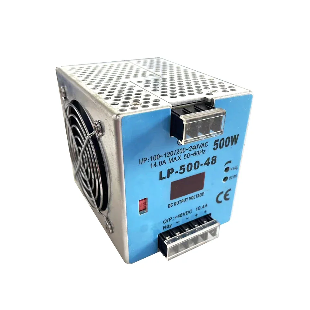 500W 12V 24V 48V din rail switching power supply 110V/220V input with with voltmeter voltage display montior