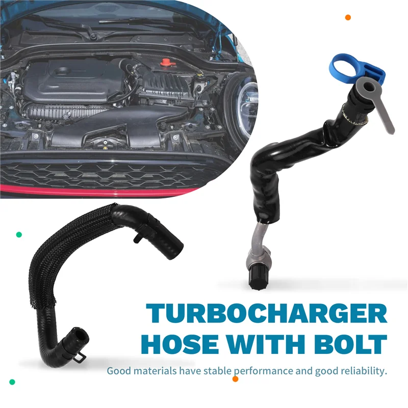 耐久性のあるターボチャージャーホース冷却液ホースミニ-11537565432-bmw-ミニ-r55-r56-r57-r58-冷却液供給ホースパイプ