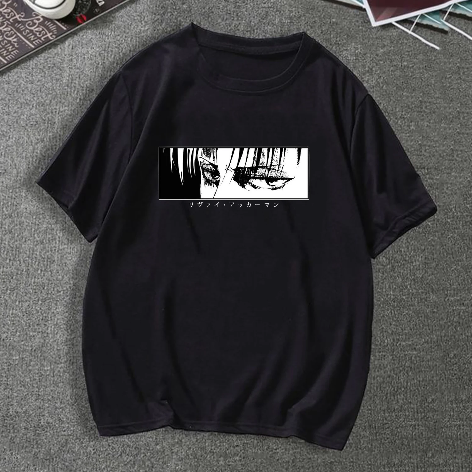 2024 Japanese Anime Men T Shirt Attack on Titan Printed T-shirt Kawaii Cartoon Titans Attack Graphic Tees Male Clothes Tops