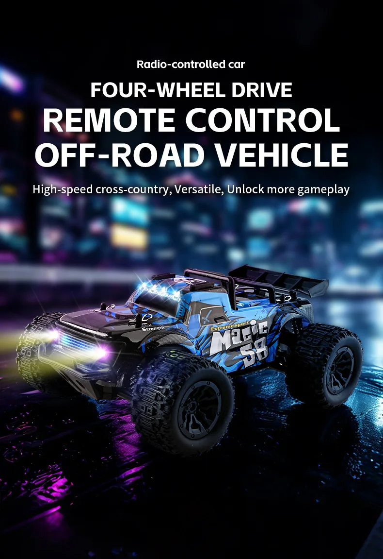 New Product 1:20 Off-Road High-Speed Remote Control Car 2.4G Climbing Race Drift RC Electric Model Racing Car
