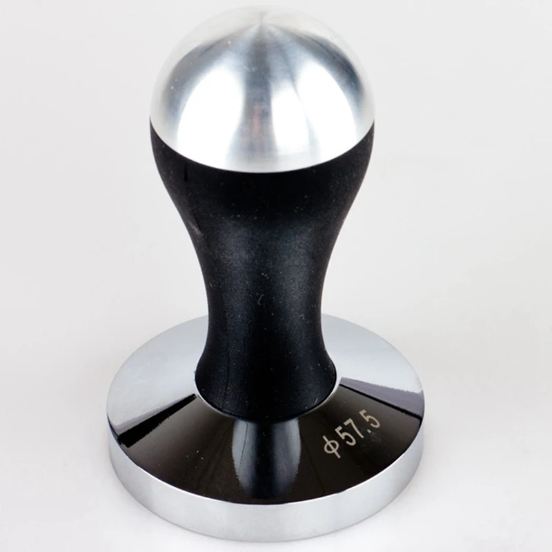ABRW-palu bubuk kopi dengan pegangan buram mesin bubuk kopi palu bubuk baja tahan karat 57.5Mm Tamper kopi