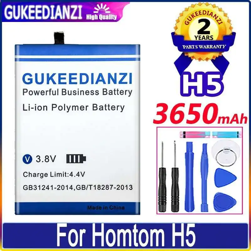 

3650Mah For Homtom H5 High Compatibility Mobile Phone Battery High-Capacity