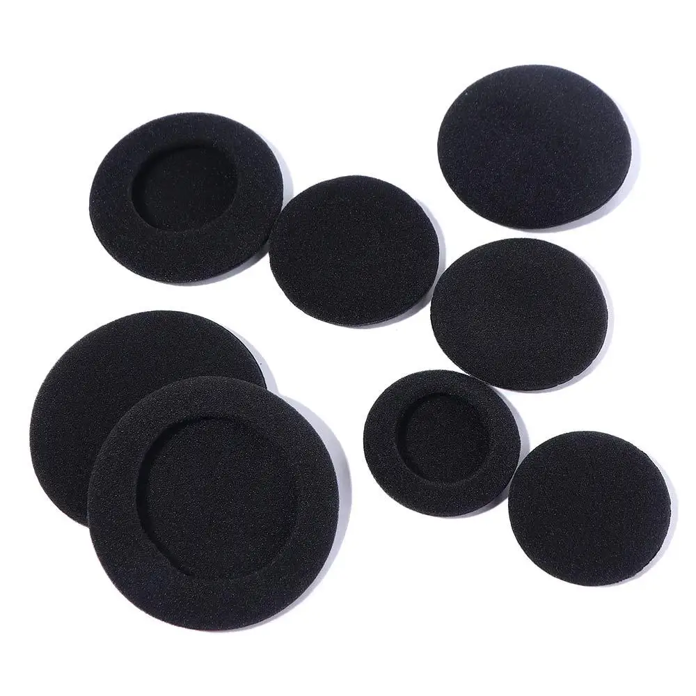 

Replacement 50mm 55mm 60mm 65mm Soft Sponge Covers Headset Cap Ear Pad Sponge Foam Ear Pads Headphone Foam Pad Earplugs Cap