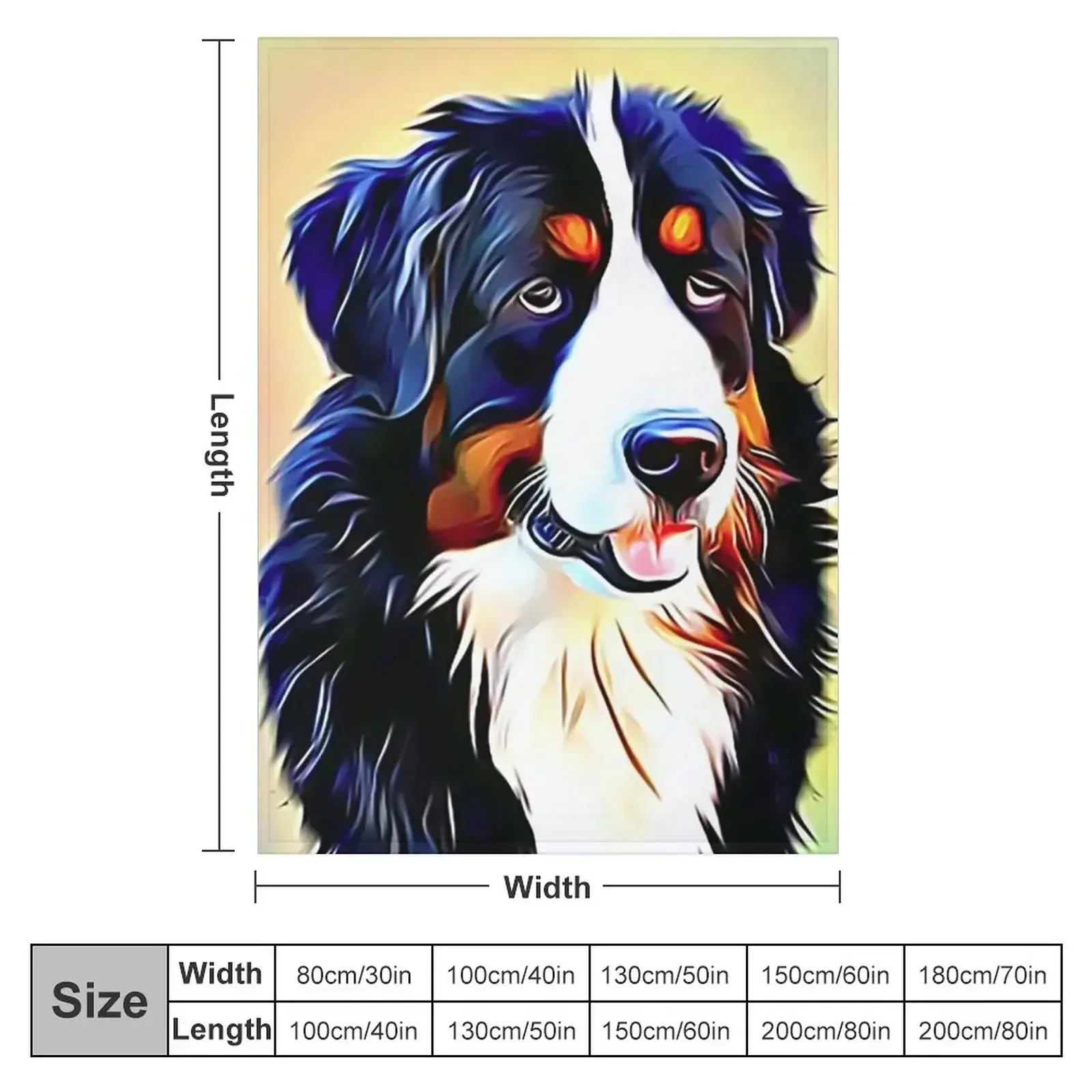 The Bernese Mountain Dog Throw Blanket Nap Decorative Throw Decorative Sofa warm winter Blankets