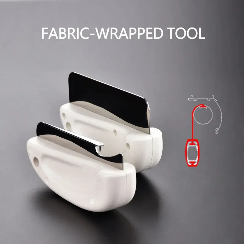 High Quality Roller Blinds Components Bottom Rail Accessory Cloth-wrapped Track Tool