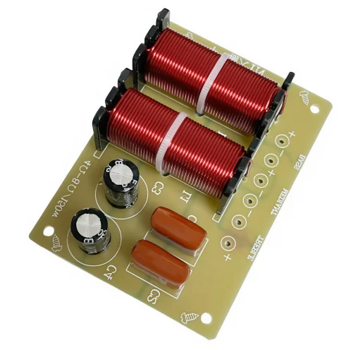 HiFi-level high-low mid-range three-way crossover - DIY home theater audio box modification - 150W high-power crossover board