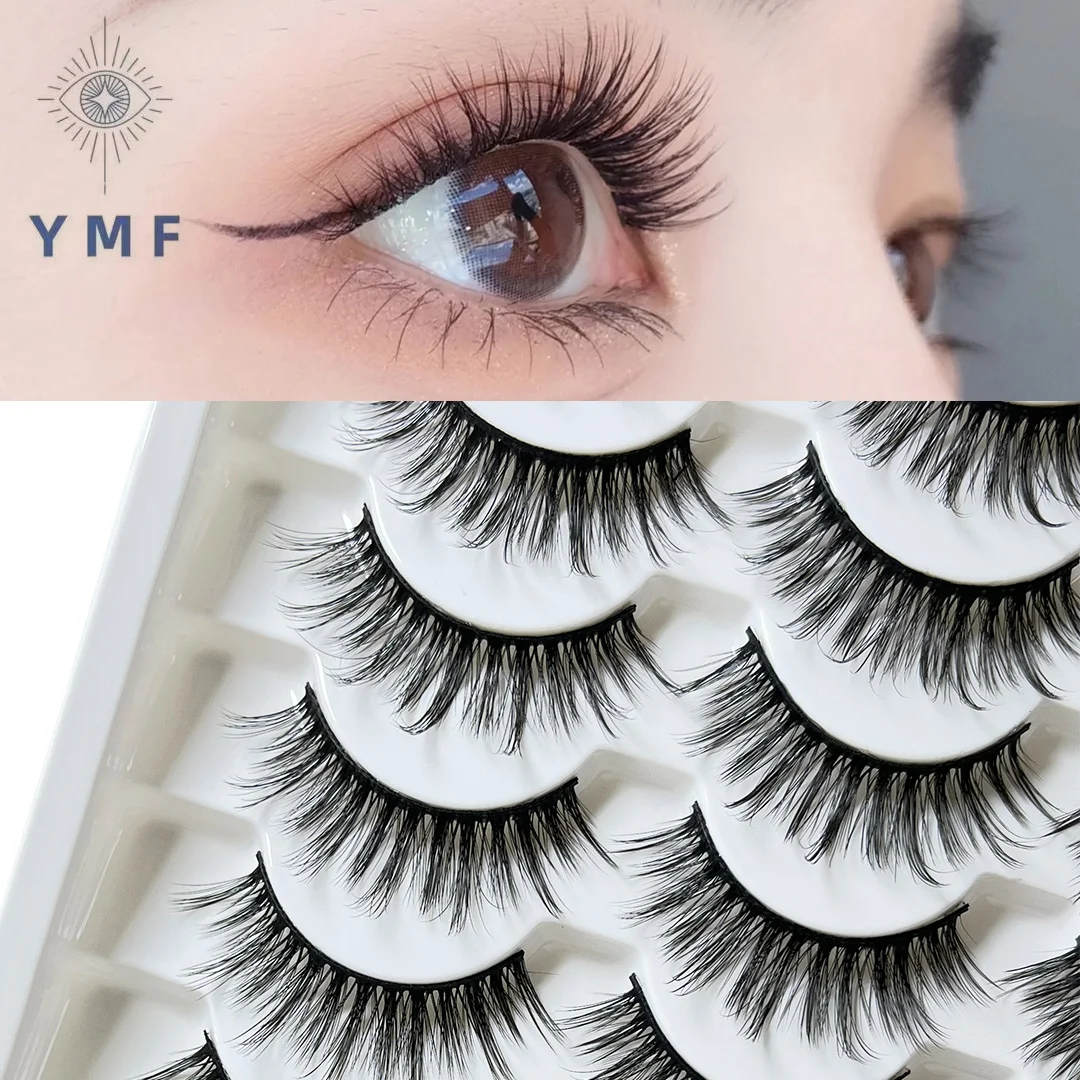 

Natural False Eyelashes 30 Pairs Dramatic 6D Mink Lashes Thick Fake Eyelash Extension Faux Cils Makeup Maquiagem