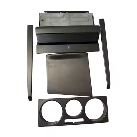 For VW Golf 4 Jetta Bora MK4 Grid aluminum Center Control CD AC Air Conditioner Radio Panel Frame Cover Trim