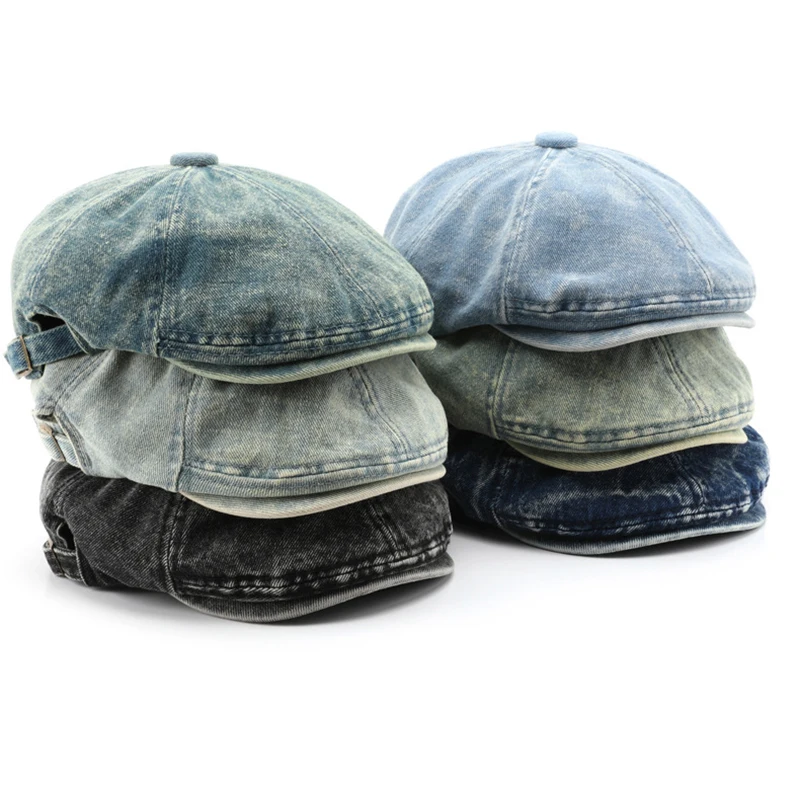 

Octagonal Hat Men Women Newsboy Cap Sunshine Protection Accessory For Spring Climb Outdoor