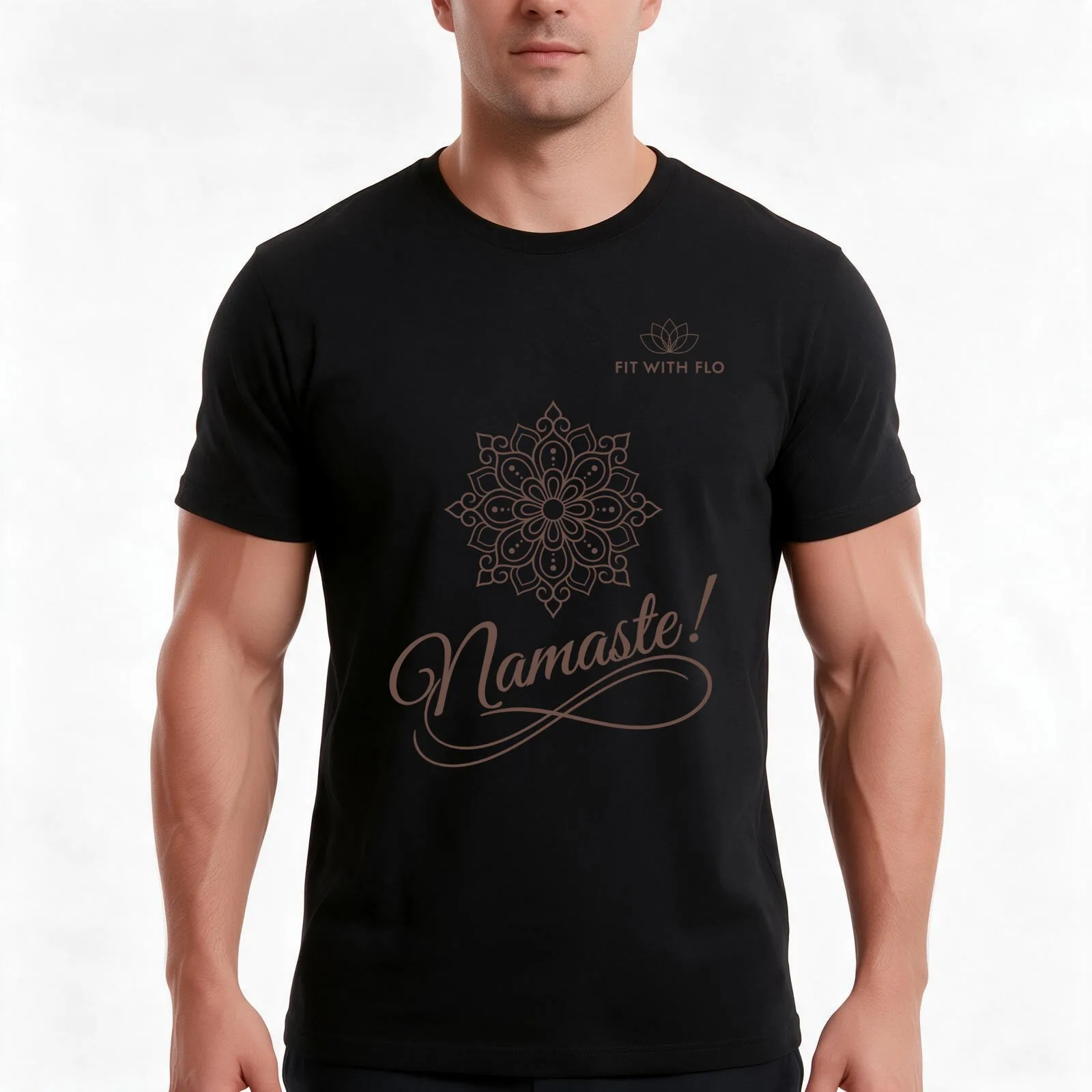 Fit with Flo - Racerback - BRUIN T-Shirt Summer Casual Cotton Tee Oversized Streetwear Tops Vintage Graphic Print