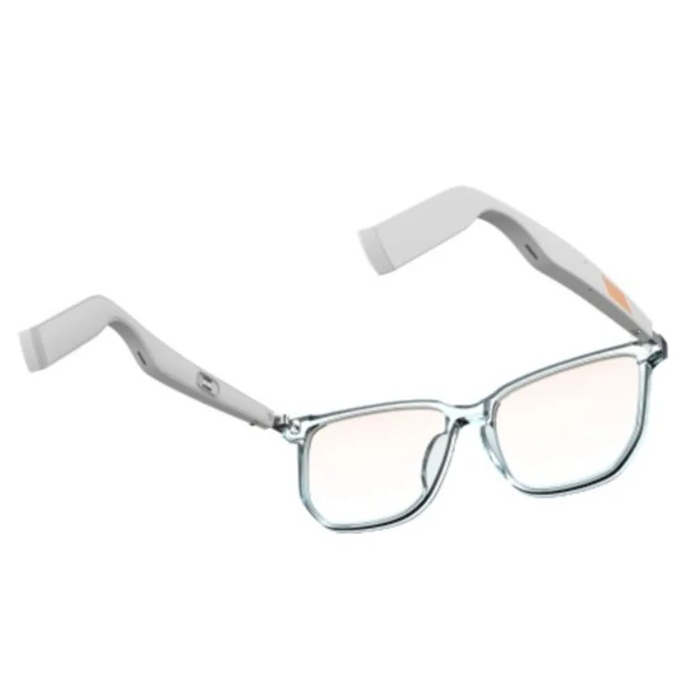 Fashion Rectangular Specular Round/Diamond Eyeglasses CE ROHS Bluetooth Glasses Calling Smart Sunglasses with TWS Headphone