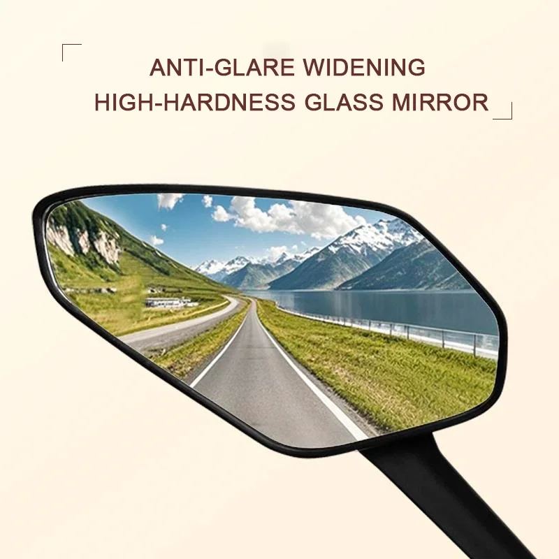 Easy Installation Carbon Fiber Motorcycle Rearview Mirror For Yamaha TENERE 700 Tenere700 XTZ 700 T700 Super Wide View