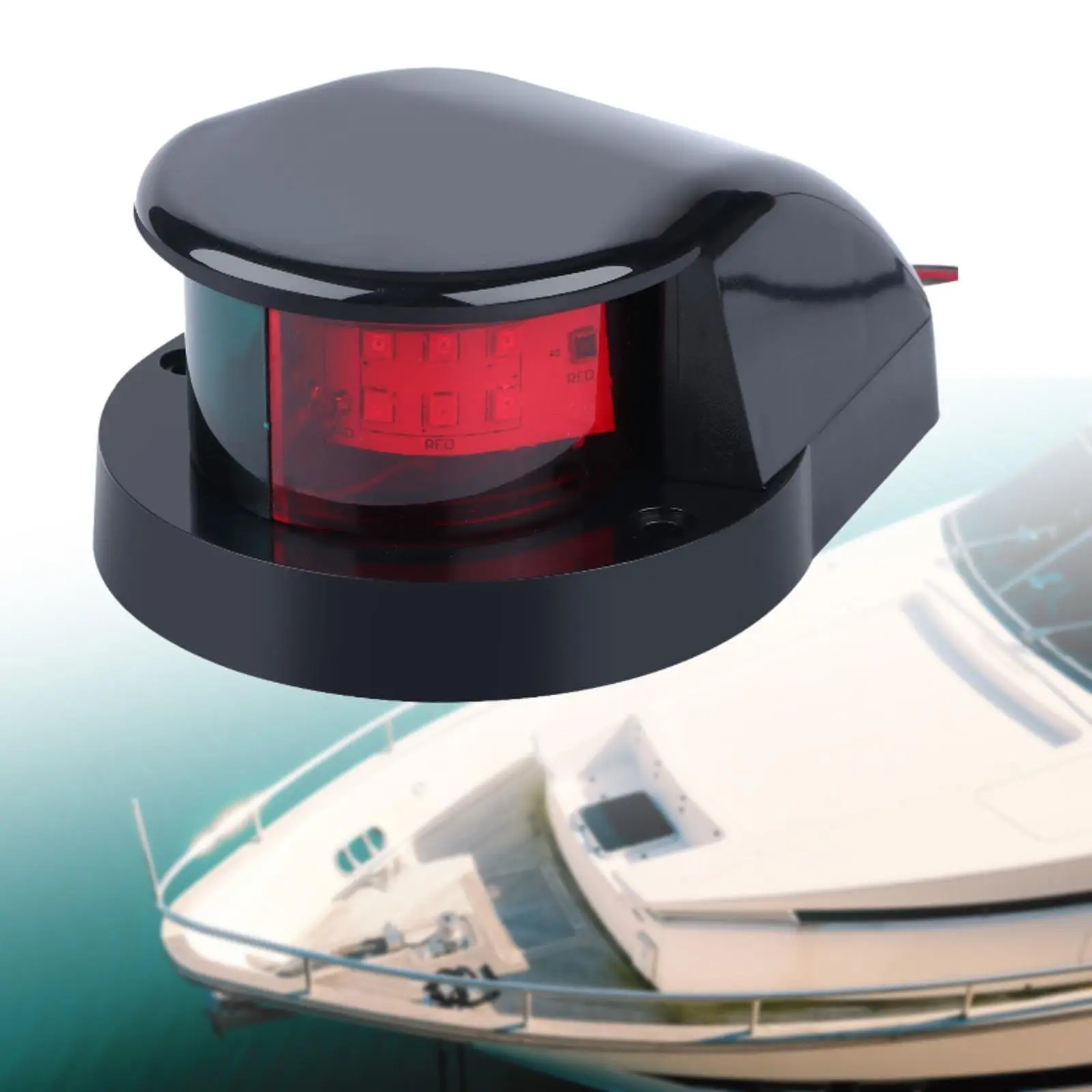 Marine Boat Navigation Light Left and Right Side Red and Green Signal Light