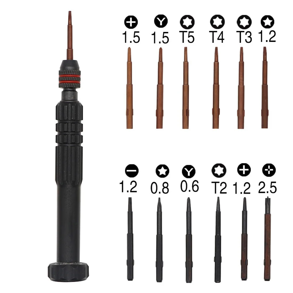 

Set Screwdriver Handle Repair Screwdriver Set Multifunctional Precision Bit Length 40mm For Rda Rta Vape Diy Multifunction