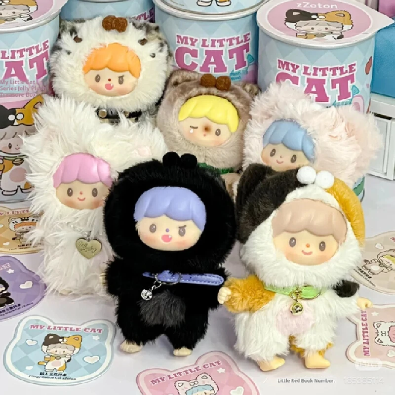 

New Zzoton Finding Unicorn My Little Cat Blind Box Vinyl Doll Mystery Box Figurines Ornaments Bag Pendant Collection Toy Gifts