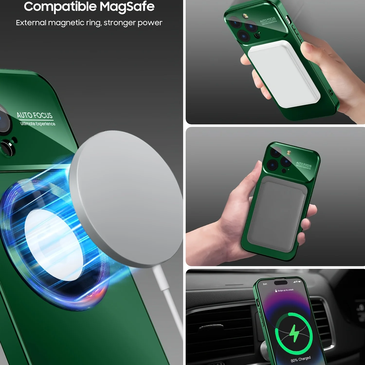Fashion Glass Camera for Magsafe Case for IPhone 17 Air 16 15 14 Plus 13 12 11 Pro Max Shockproof Magnetic Wireless Charge Cover view 6