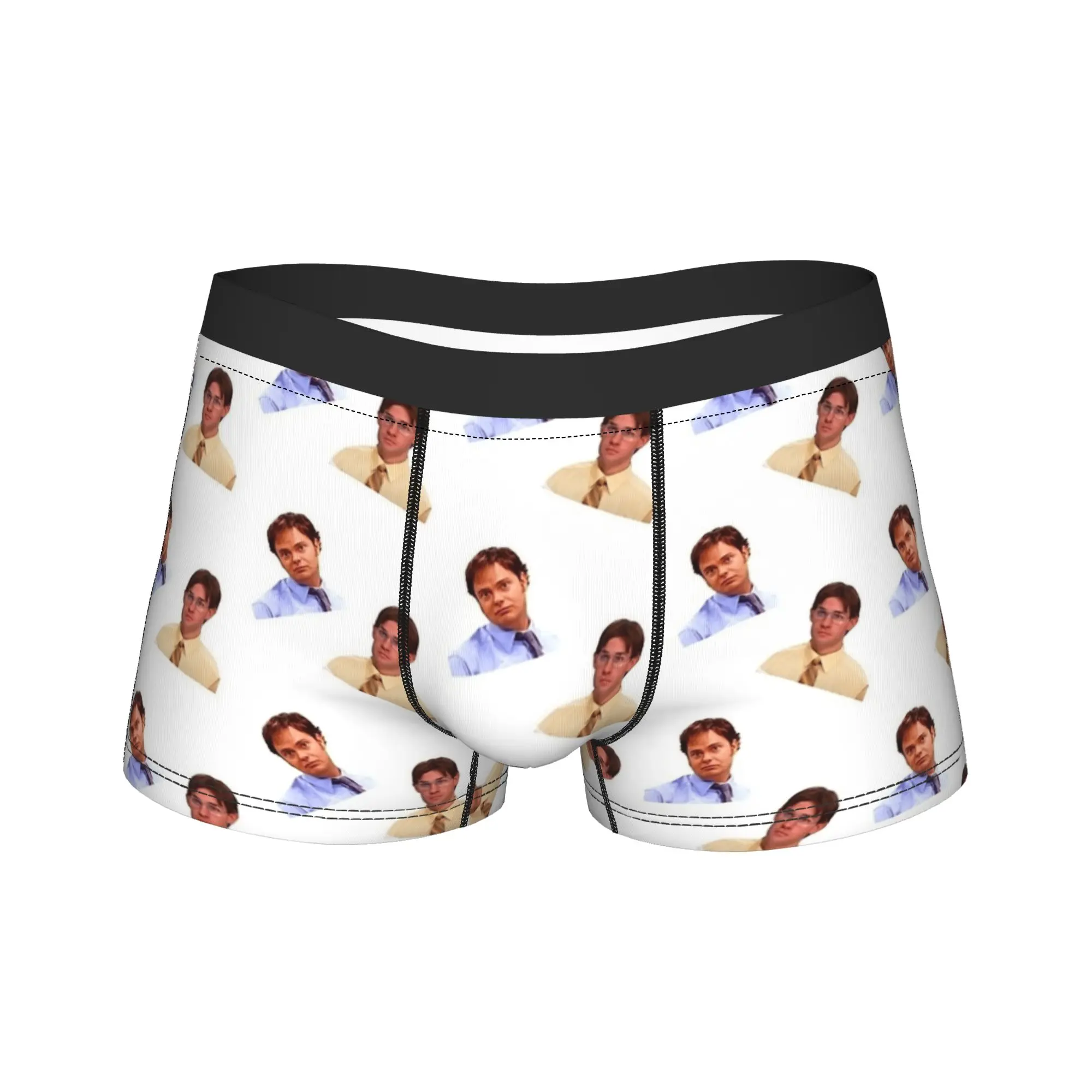 

Нижнее белье dwight and Jim Mix up, мужские шорты, дышащие боксеры, трусы большого размера с принтом высокого качества