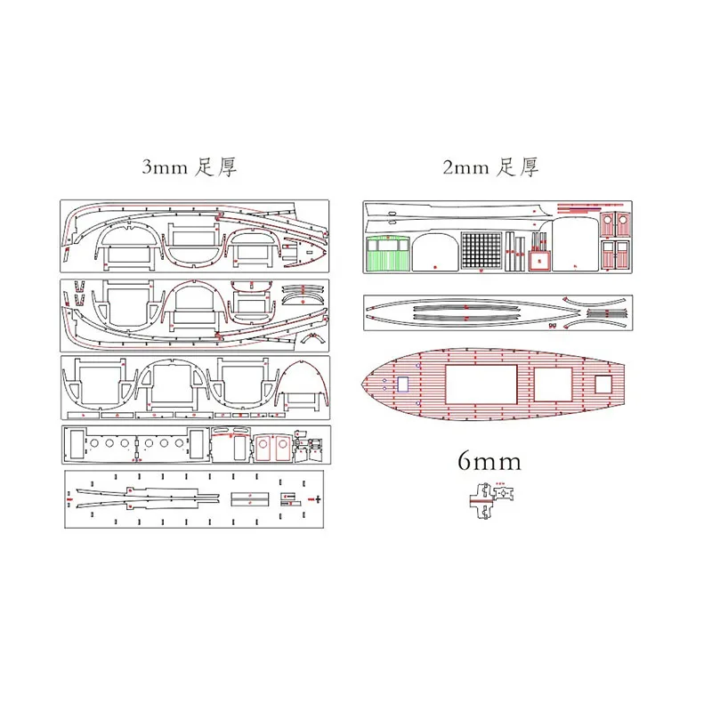 1:20 ناكوس قارب الصيد مجموعة أدوات نموذج الزيزفون صفح لتقوم بها بنفسك نموذج قارب