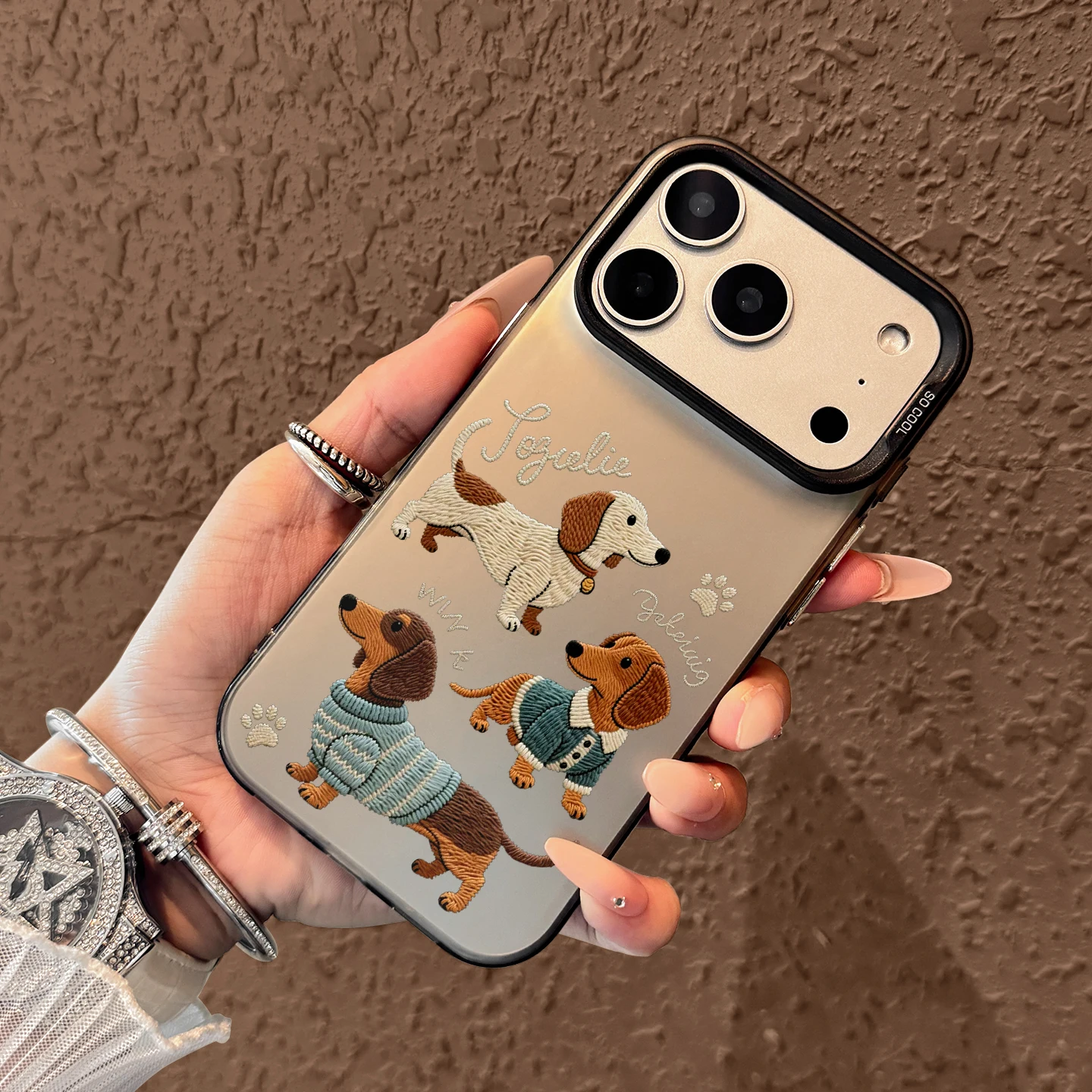 New Dachshund Dog Phone Case for Oppo Realme 15 14 13 12 11 10 9i 8i C75 C65 C63 C55 C53 C35 C33 C20 C21Y C15 C21 Pro Plus 4G 5G - view 3