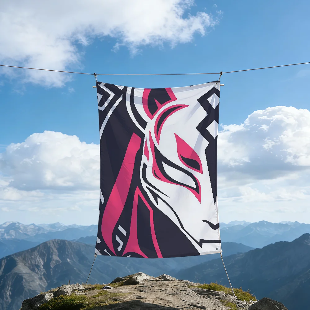 Bandera Divertida del Juego F-FORTNITE-ES, al Mejor Precio, Decoración para Jardín, Césped, Fiesta, Club