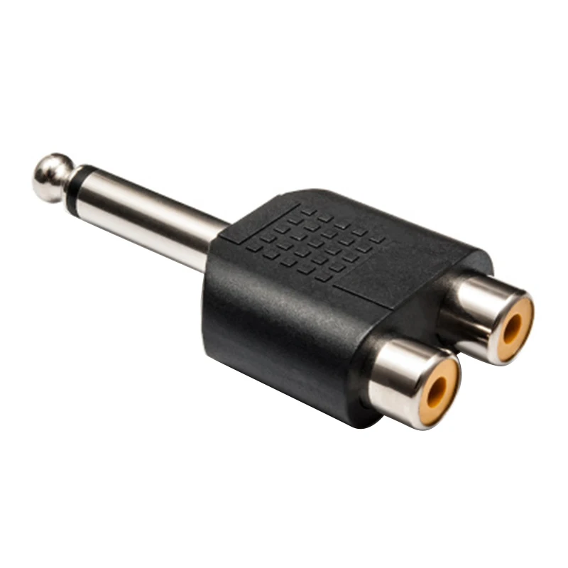 Turn Dual Typoadapter Audio Mixer, 6.5 Paires de RCA 600 AV, Wild mono, 6.5mm, 1Pc