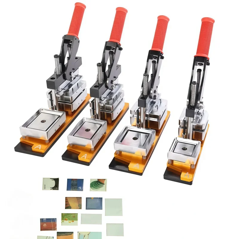 Multiple Size Magnet Making Machine Paper Badge Refrigerator  Photo Magnet Making Machine