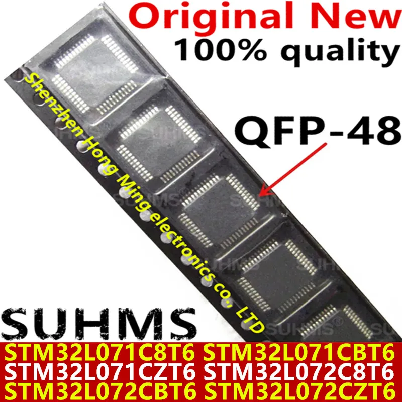 (1piece)100% New STM32L071C8T6 STM32L071CBT6 STM32L071CZT6 STM32L072C8T6 STM32L072CBT6 STM32L072CZT6 QFP-48 Chipset