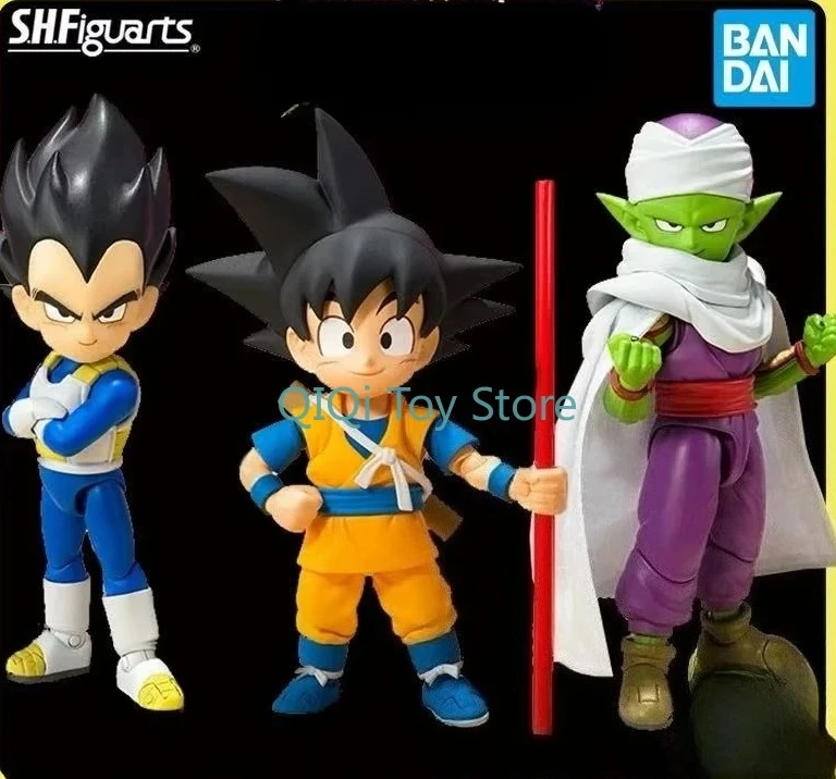 

В наличии: Bandai SHF Demon King Mini Little Sun Wukong Vegeta Bik Piccolo Q Version Moveable