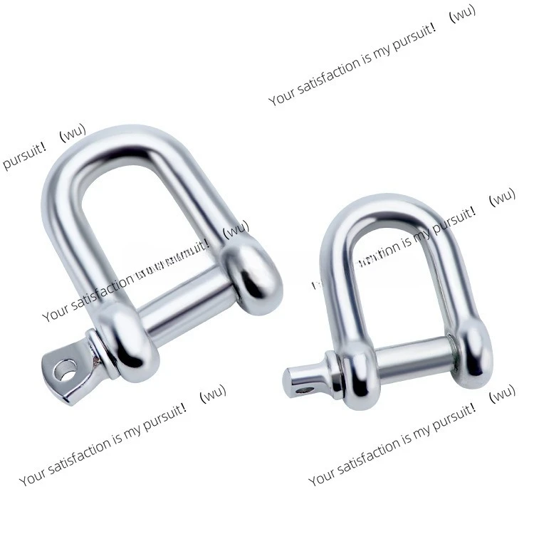 316 stainless steel Japanese-American shackle D-shaped shackle, chain connection ring, high-strength lifting shackle link