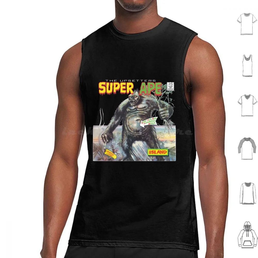The Upsetters Super Ape-Lee Scratch Perry Tank Tops Print Cotton Lee Scratch Perry Reggae Dub Ska Jamaica Scratch