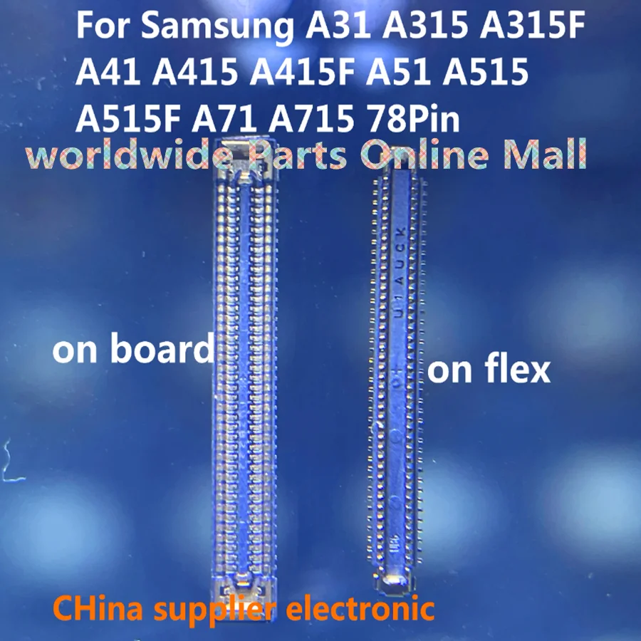 

10pcs-100pcs For Samsung A31 A315 A315F A41 A415 A415F A51 A515 A515F A71 A715 USB Charging Dock FPC Connectors on Board /Flex