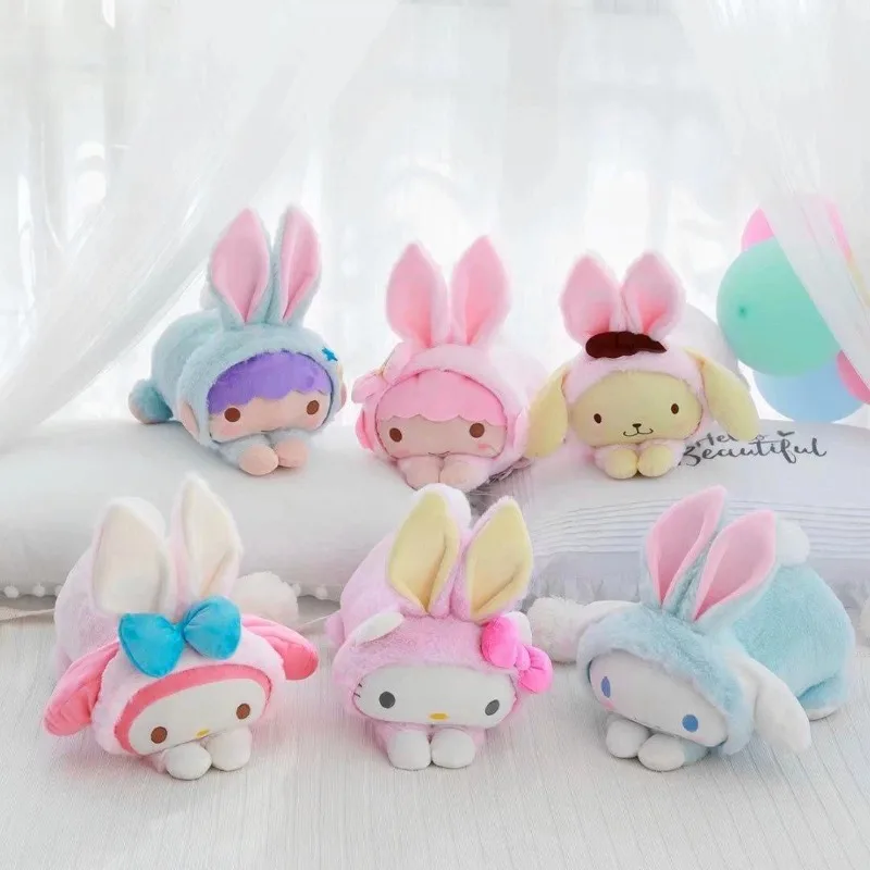 

Hello Kitty Cinnamoroll Anime Kawaii Sanrio Lovely Doll Cushion Cute Cartoon Nap Pillow Pendant Birthday Gifts for Kids