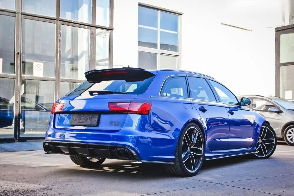 ناشر المصد الخلفي من ألياف الكربون لـ 2013-2018 C7 RS6 #1