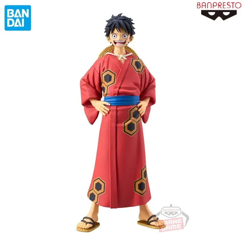 الأصلي حقيقية Banpresto DXF قطعة واحدة 16 سنتيمتر لوفي تمثال التماثيل البلاستيكية عمل تحصيل لعبة مجسمة هدية أنيمي الشكل