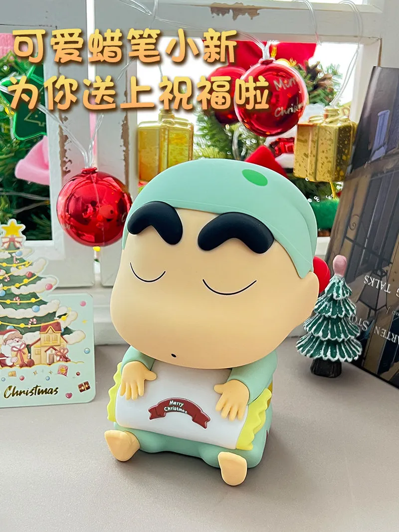 Cartoon Crayon Shin-Chan Night Light Eye Caring Silicone Bedside Lamp Girls/Kids Bedroom Decor Anime Peripheral Figure Toys Gift - view 4