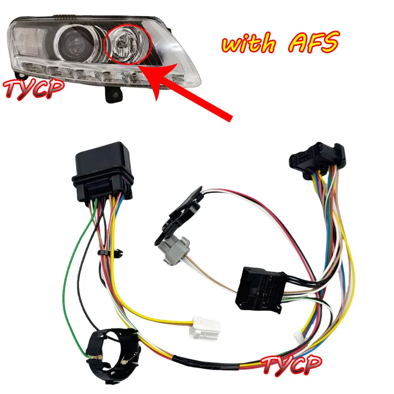 

Подходит для фар Audi A6C6LED 2009-2012, внутренняя вилка жгута проводов, жгута проводов в сборе с AFS.