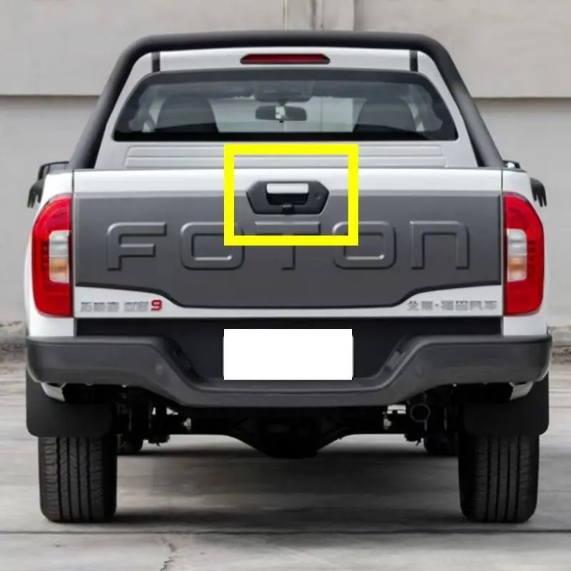 バックドアハンドルテールゲートオープンハンドルキャッチャー Foton Tunland G7 Yutu8/9用