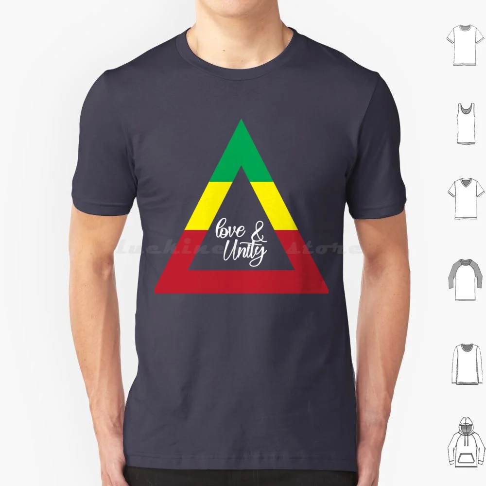 T-shirt classique du mouvement Rasta Love And Unity pour hommes, femmes et enfants, 6xl, Love And Unity Rasta Movement, perroquet volant tropical, ara
