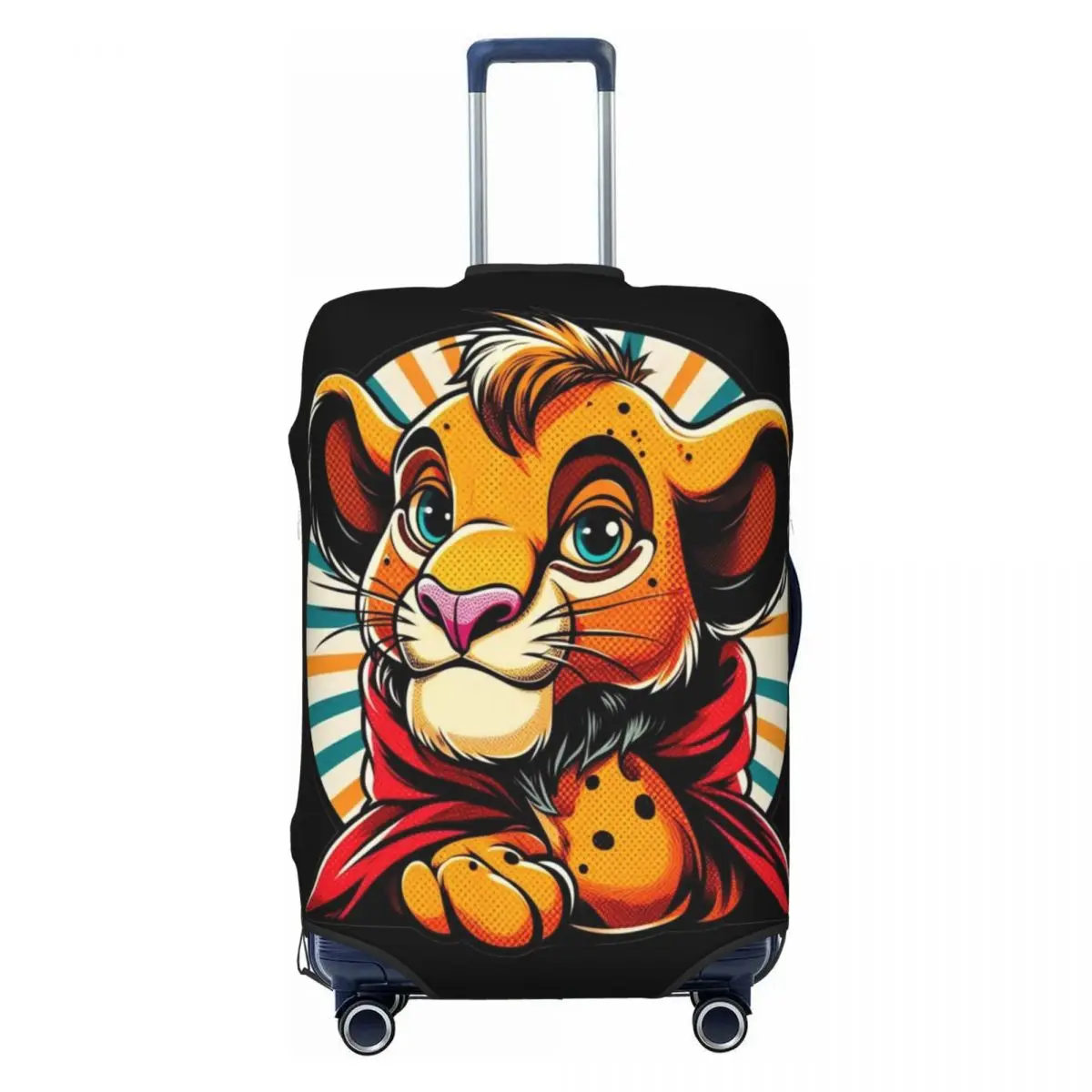 

Custom The Lion King Cartoon Luggage Cover Fashion Suitcase Protector Covers Suit For 18-32 inch
