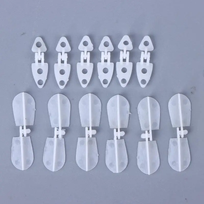 

6Pcs Micro Hatch Hinges For RC Aircraft Model Accessories Replacement Parts Connecting Aircraft Wings