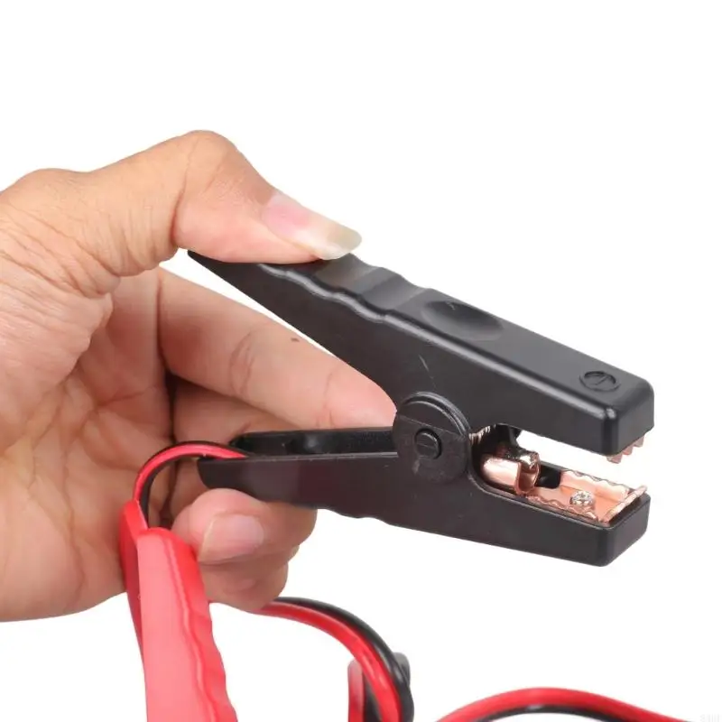 High Current 15A Car Vehicle Port Male Plug To Clip Power Wire For Charging And Jump Starting 83CF