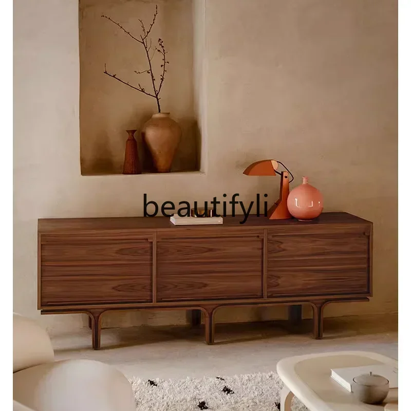 

Medieval entrance cabinet, entrance entrance solid wood storage cabinet, villa high-end storage cabinet