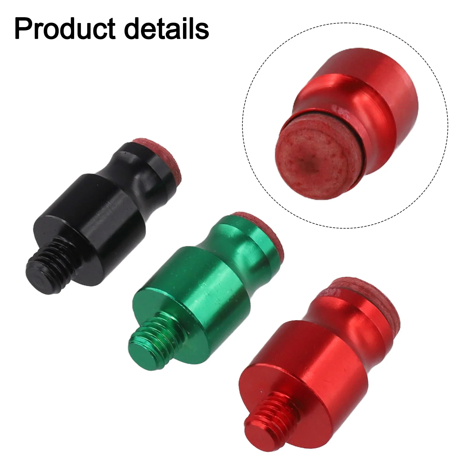 3 Pack Aluminum Heads for Dent Repair Puller Tool Replacement Compatible with Standard Tap Hammers for Automotive Dent Removal