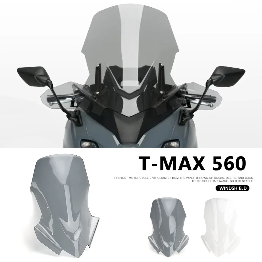 

Motorcycle Accessories Windshield Windscreen Deflector Protector For YAMAHA TMAX560 TMAX 560 T-MAXA560 T-max 560 2022 2023 2024