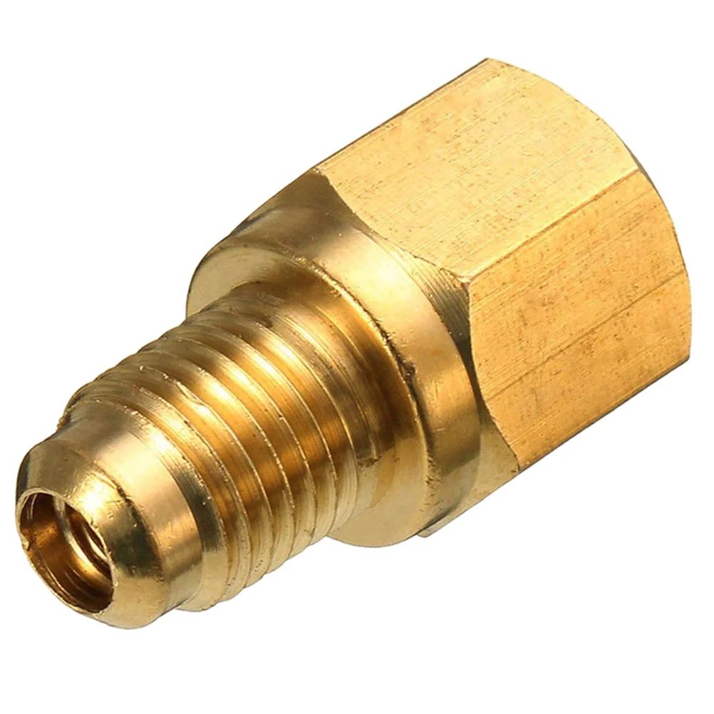 

Car Air Conditioning Connector Adapter Ac Vacuum Pump Cylinder Refrigerant Fittings Replacement Parts Brass for