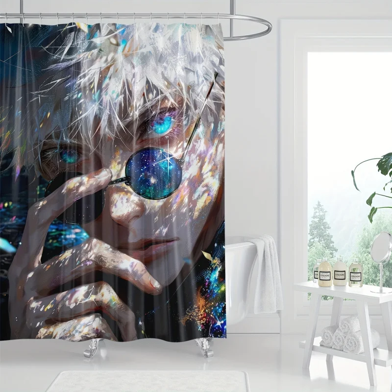 1pc Handsome and unique comic and animation game character spell battle five-striped Goo cool personality modern art bathroom de